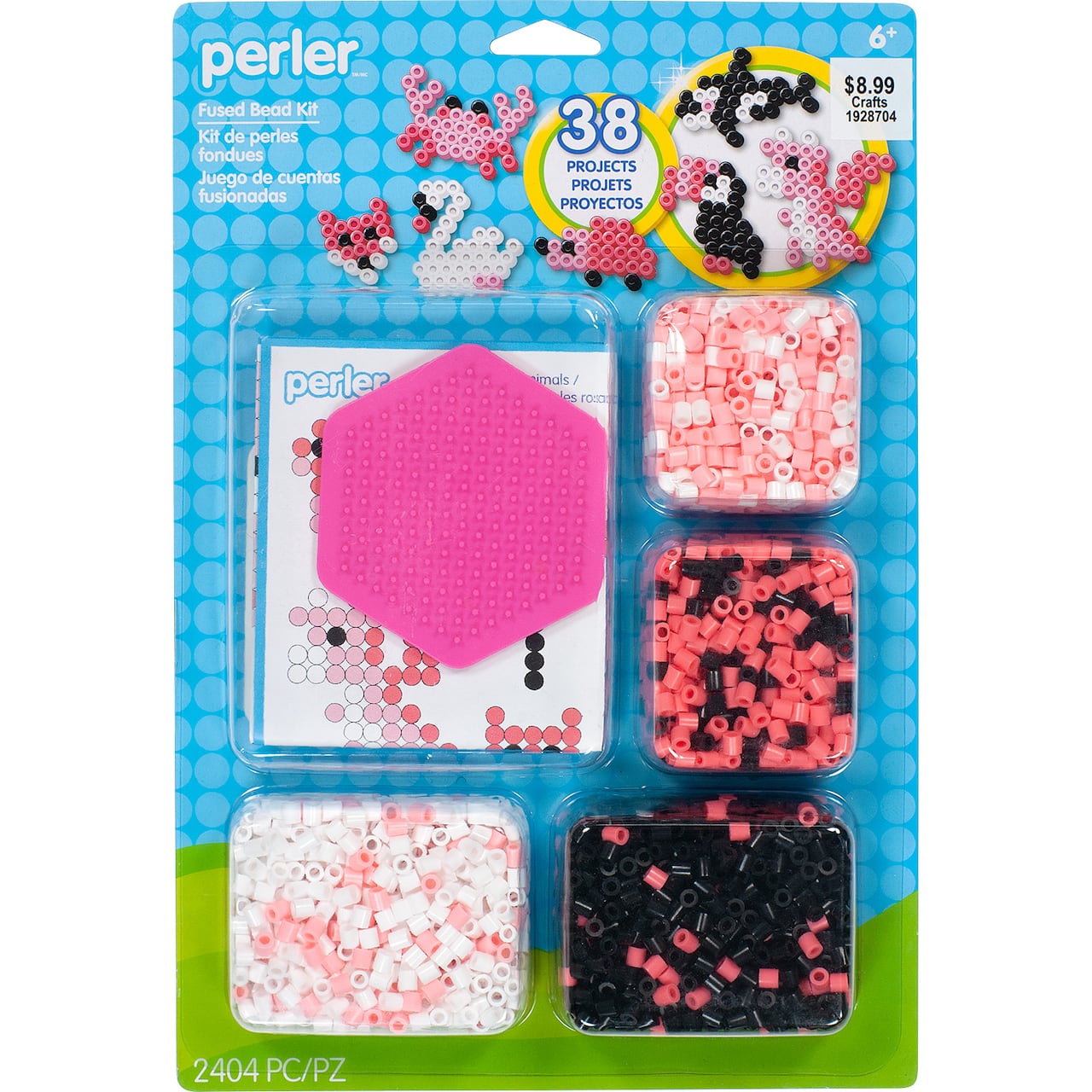 Perler&#xAE; Rosy Animals Fused Bead Kit